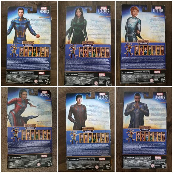 BUNDLE Marvel Legends Eternals (Ikaris, Sersi, Sprite, Makkari, Druig, Phastos) - Picture 2 of 16